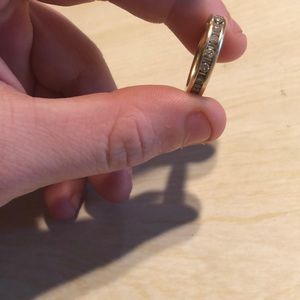 14k gold ring with diamonds